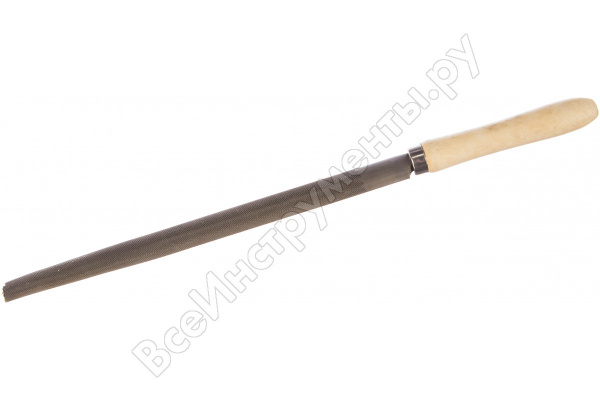 Напильник полукруглый, 250 мм, деревянная ручка. СИБРТЕХ/16329