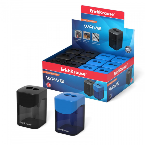 Точилка с контейнером ErichKrause, МИКС /1056636