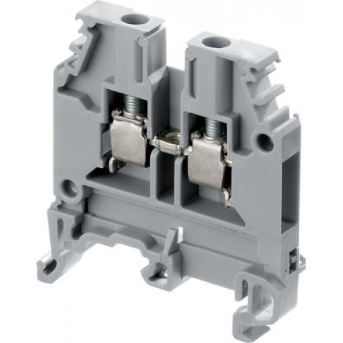 ABB M4/6 Entrelec Клеммник винтовой до 4 мм.кв.серый ”фазный” (1SNA115116R0700)