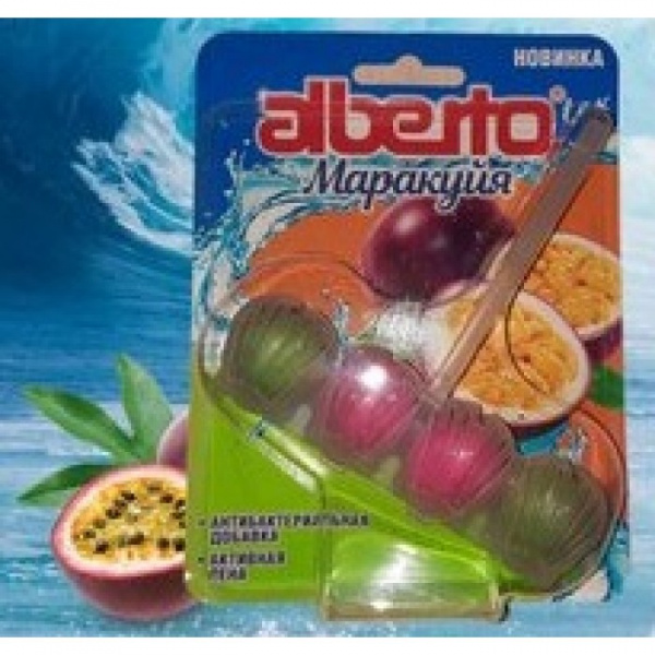 ALBERTO Шарики Альберто для унитаза Маракуя 55гр