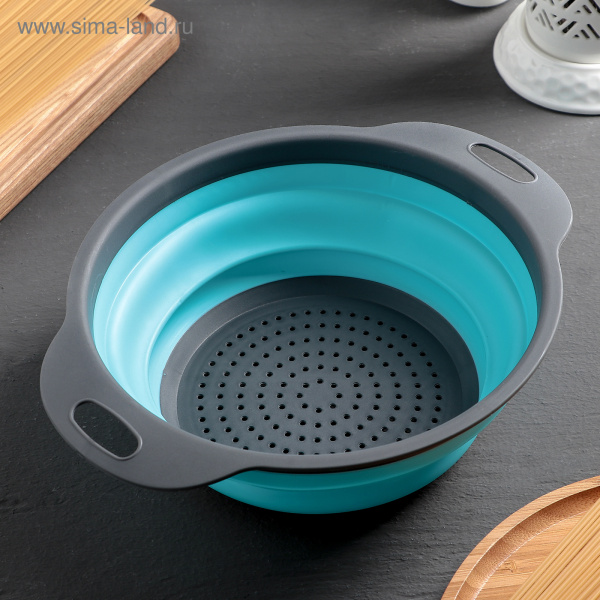 Дуршлаг складной «Компакт», d=24,3 см, цвет МИКС /4293905