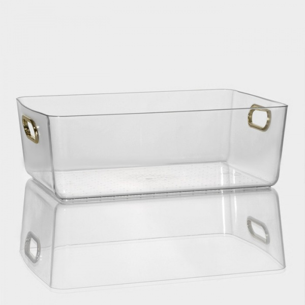 Контейнер для хранения «Нежность», 29×20×10 см, цвет прозрачный /9815564