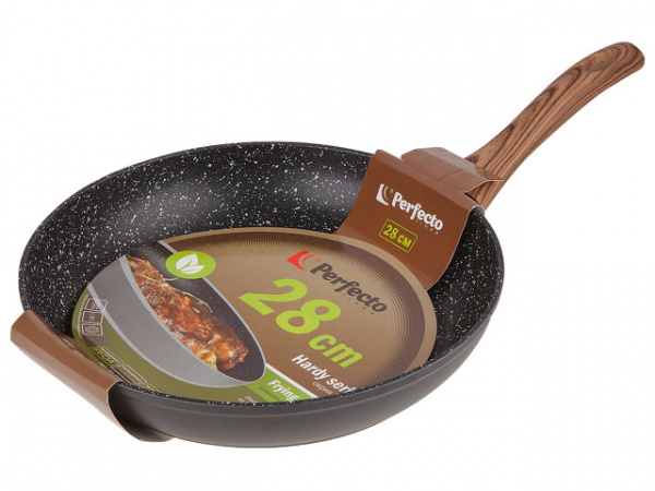 Сковорода ф 28х5.5 см, алюм., антиприг. покр., серия Hardy, PERFECTO LINEA (55-280030)