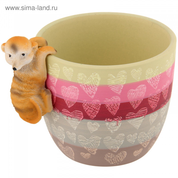 Фигурка для цветочного горшка "Сурикат" 1262275