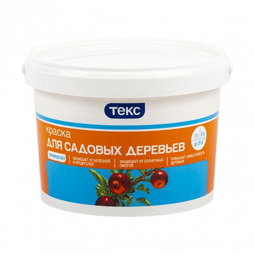 Краска для садовых деревьев Универсал белая 3кг.