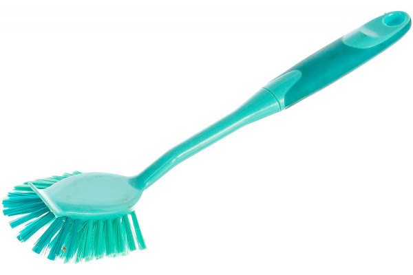 Щетка для посуды квадратная 68*37*275мм/93308