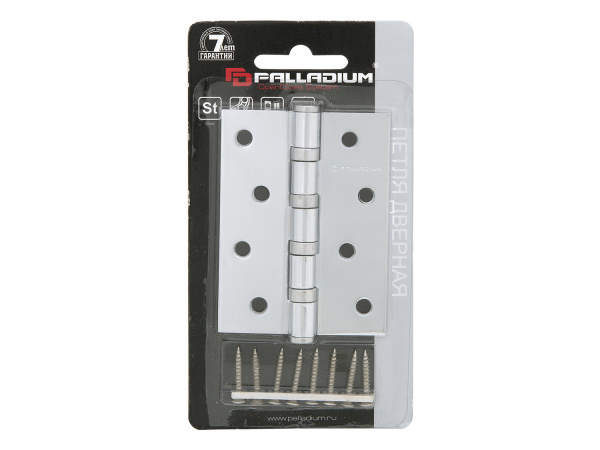 Петля дверная универсальная Palladium N 500 C-S-4" CP/110125