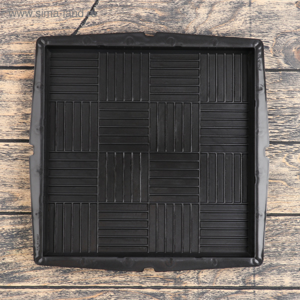 Форма для тротуарной плитки 30х30х3см "Паркет" 1358804