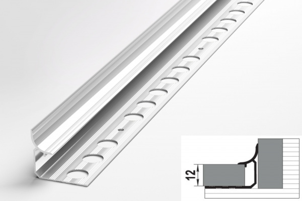 Профиль окантовочный ПК 06-12.2500.001 алюминий