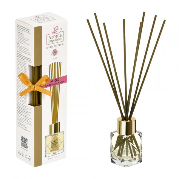 Ароматический диффузор 30 мл,   №69 Christmas punch" /93843