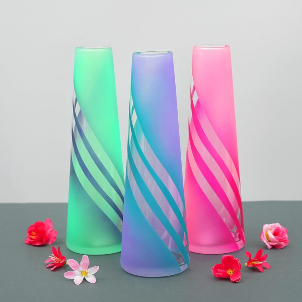 Ваза «Фентези», 1л, стекло, МИКС /1517532