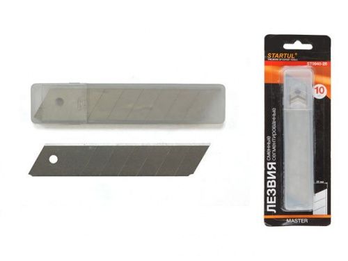 Лезвия сегментированные 25мм 10шт STARTUL MASTER (ST0940-25)