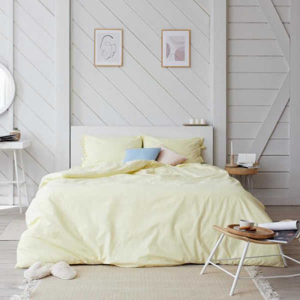 Постельное белье Этель 2сп «Миндальное молоко» 175*215, 160*200*25, 50*70-2шт /5515481