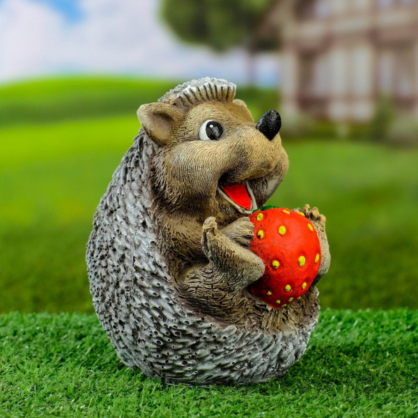 Садовая фигура "Еж клубничный" 10х11х15см /6957089