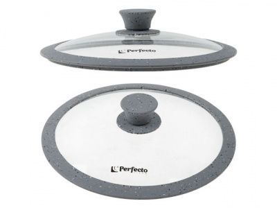 Крышка стеклянная, 240 мм, с силиконовым ободом, , Handy Plus (Хенди Плюс), PERFECTO LINEA 25-024320