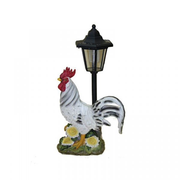 Петух Жак с декоративным фонарем /036763