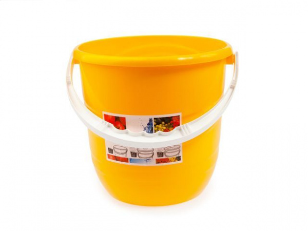 Ведро Practic (Практик) 12 л, солнечный, BEROSSI