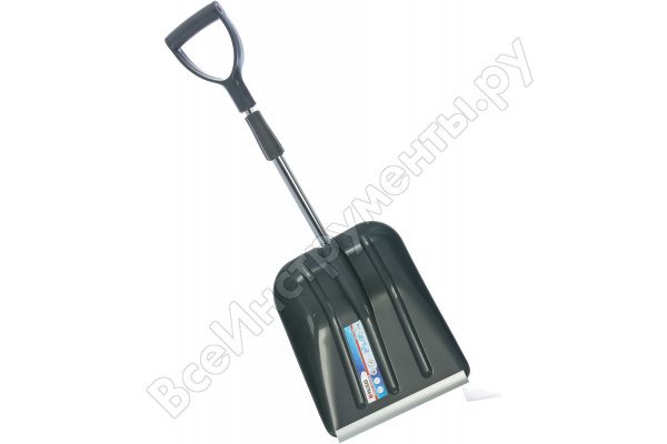 Лопата снеговая  275х320мм алюм. черенок/61500