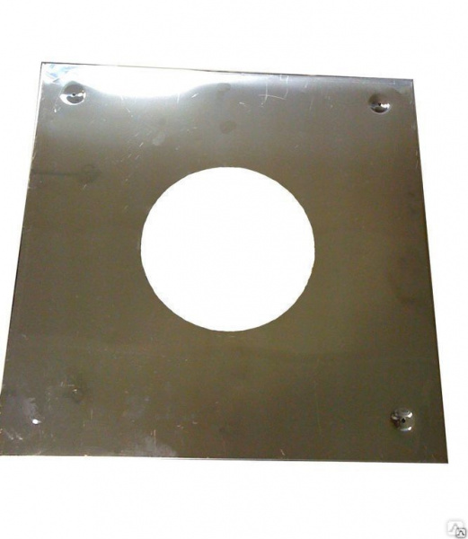 Экран защитный "ЛЮКС" 980х580мм нерж. зерк. (с отверстиями)