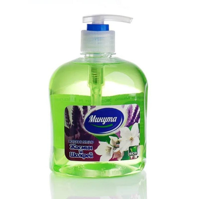 Жидкое мыло 500гр Жасмин и шалфей с дозатором