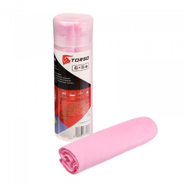 Замша протирочная TORSO 43×66 см в тубе, микс /676167