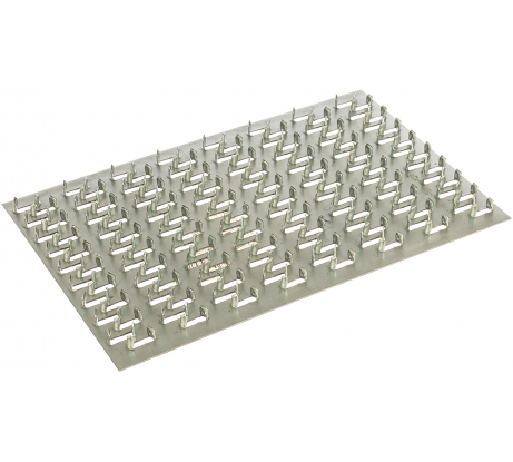 Пластина монтажная с шипами 129х203мм