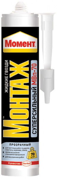 Жидкие гвозди МОНТАЖ СУПЕРСИЛЬНЫЙ ПР. 280гр МВп70/1193517