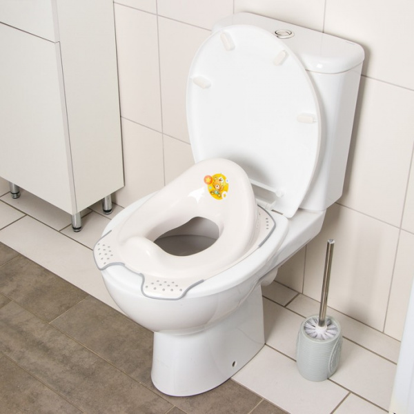 Детская накладка - сиденье на унитаз «Мишка» антискользящая, МИКС 2583302