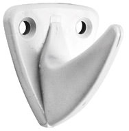 Крючок-вешалка 1-рожковый (белый) /66840