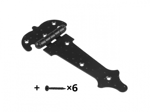 Петля-стрела 150 мм фигурная, черн.мат. STARFIX (SMP-66928-1)