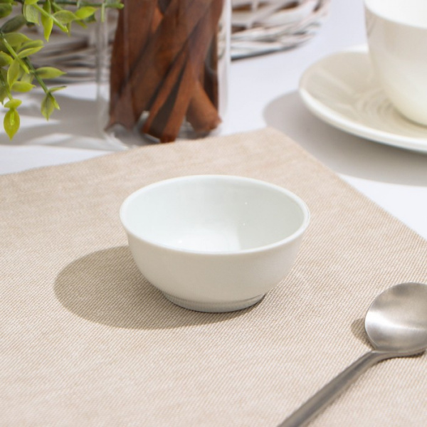 Солонка/соусник «Романс», 50 мл, цвет белый/507727