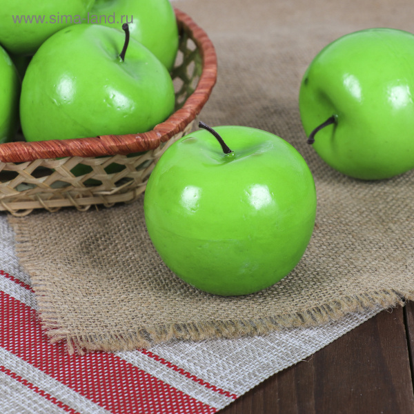 Искусственное зелёное яблоко/235215
