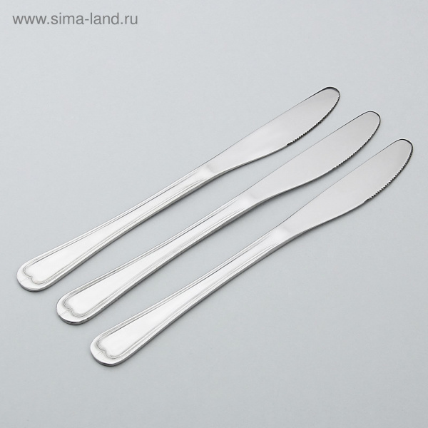 Набор ножей столовых 3шт 21,5см "Палермо" 1323710