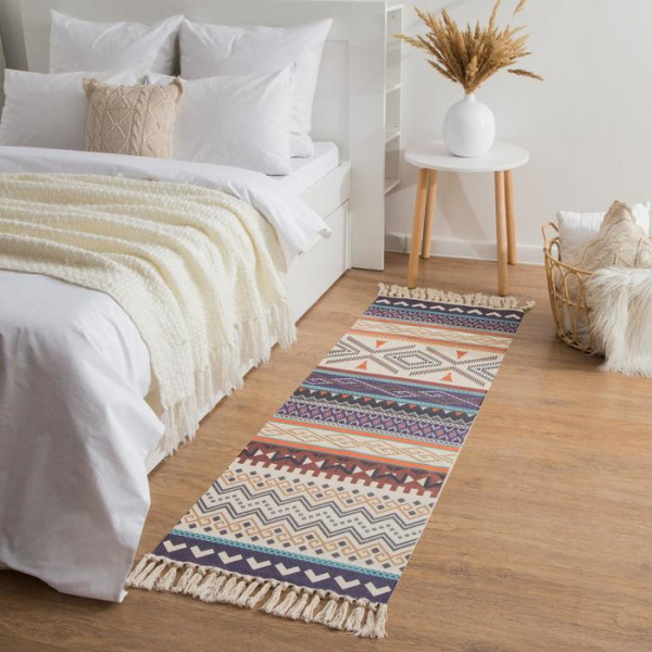 Коврик Этель "Грани" 60*180 см, 50% хл, 50% п/э/5288930