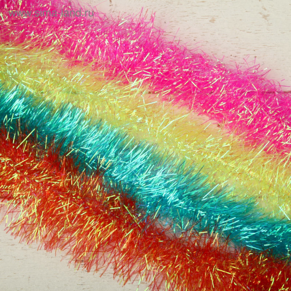 Мишура "Неон" d-8 см 200 см, микс/3555373