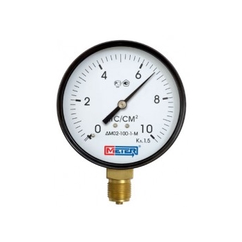 Манометр 0,,,10 bar  ДМ 02-100-1G