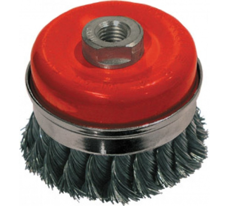 Корщетка-чашка 125мм витая, гайка М14 39512