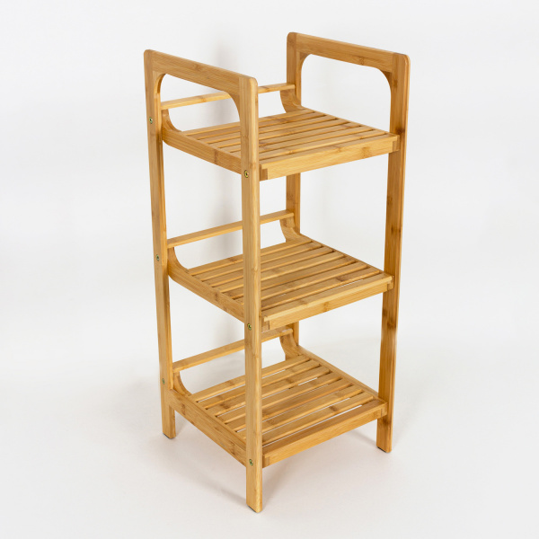 БАМБУКОВЫЙ 3-ЯРУСНЫЙ СТЕЛЛАЖ