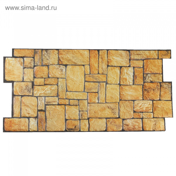 Панель ПВХ 480*955 Мозаика камень песчаник Artdekart 1253734