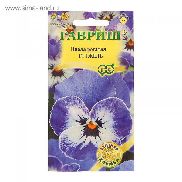 Семена Виола "Гжель" F1, рогатая, Дв., (Анютины глазки) 10 шт. 1774126