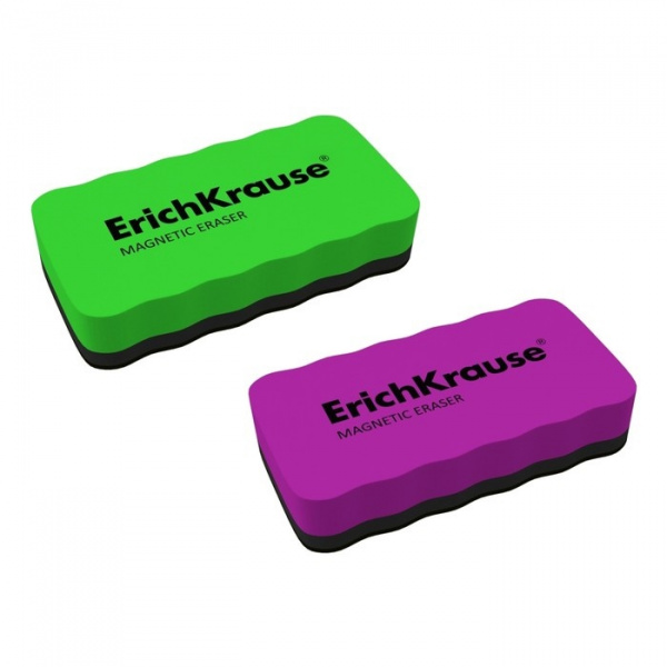 Губка для маркерных досок магнитная, 107 x 57 мм, ErichKrause, МИКС /3940209