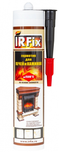 Герметик для печей и каминов до +1500°C 310мл IRFIX/20015