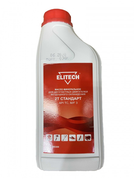Присадка к топливу, 2Т Elitech 1,0 л минеральное /55986