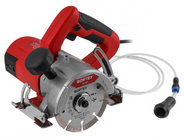 Плиткорез электрический WORTEX TS 1117 в кор. (1700 Вт, 115х22.2 мм, до 34 мм) (1319428)