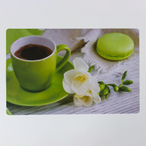 СЕРВИРОВОЧНАЯ САЛФЕТКА Х-223, 26Х41СМ, КОФЕ И МАКАРУНИ	