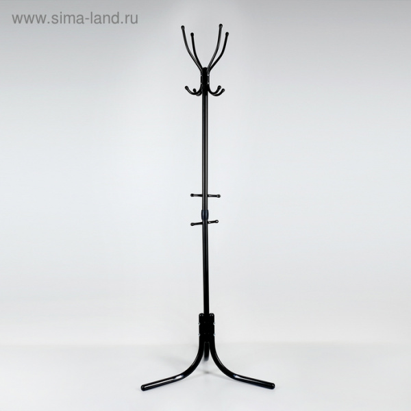 Вешалка напольная «Комфорт» (ВК4/Ч), 60×60×180 см, цвет чёрный/4827194