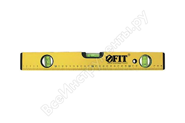 Уровень усиленный желтый 3гл. 400мм магнит/18244