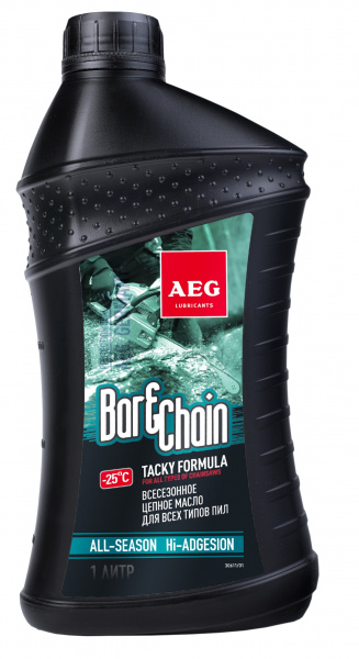 Масло цепное всесезонное Bar&Chain Lube 1 л AEG Lubricants 30611