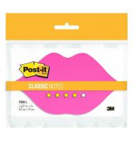 Блокнот фигурный POST-IT ГУБКИ, розовый, 122х70 мм, 75 л., (3M)  7500M