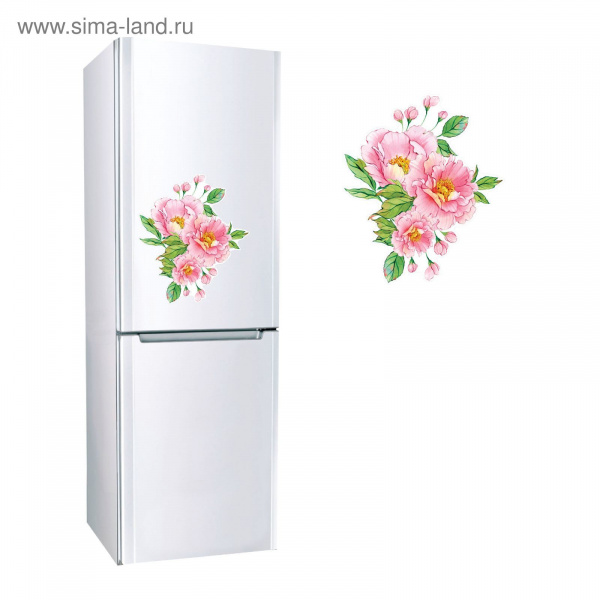 Наклейка для холодильника "Цветы" 860915